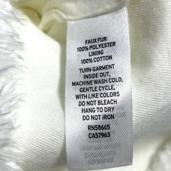 Harper Canyon Vest Wubby Teddy Ivory Teddy Ear Vest - Picture 5 of 7